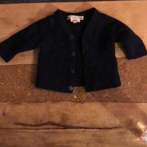 Bonpoint navy wool cardigan - size 6 months